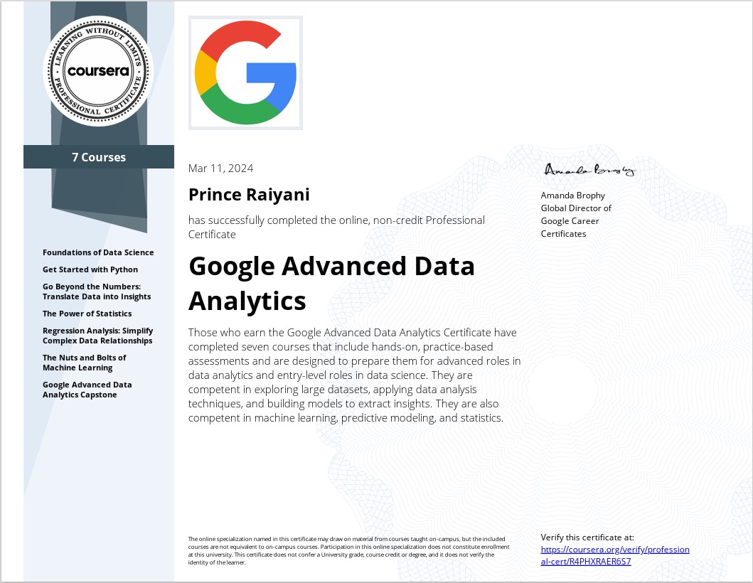 Google Certification